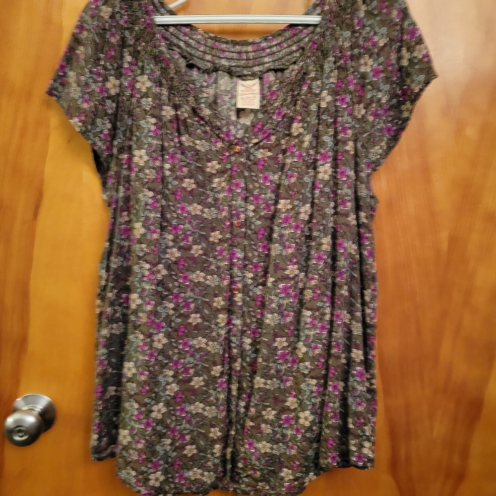 Shirt with camisole